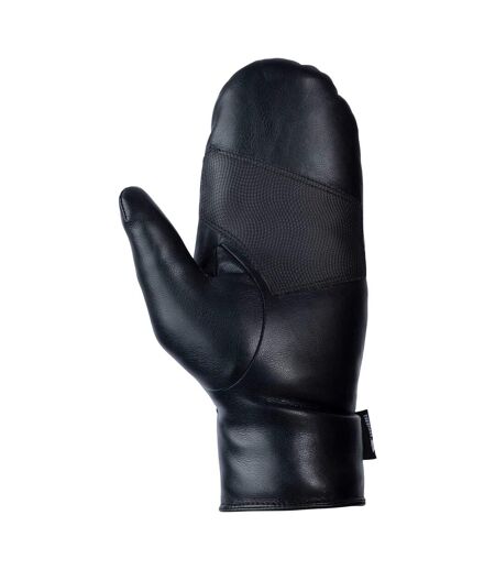 Womens/ladies Fabiola Sherpa Lined Logo Mittens Xs-s Black Trespass