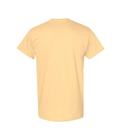 Gildan Mens Heavy Cotton Short Sleeve T-Shirt (Pack of 5) (Yellow Haze) - UTBC4807