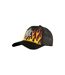 Casquette trucker avec filet bi-matière Burning Rock'n Free Life-1