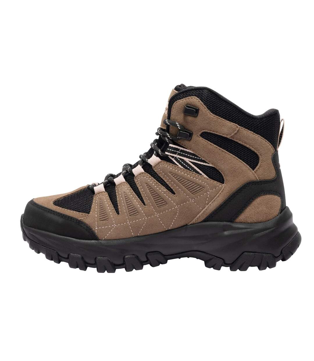 Womens/ladies Amelie Suede Walking Boots Earth Trespass-3