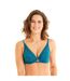 Soutien-gorge ampliforme coque moulée turquoise Indice