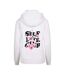 Sweat À Capuche Self Love Club Femme Blanc Miss Tee-2