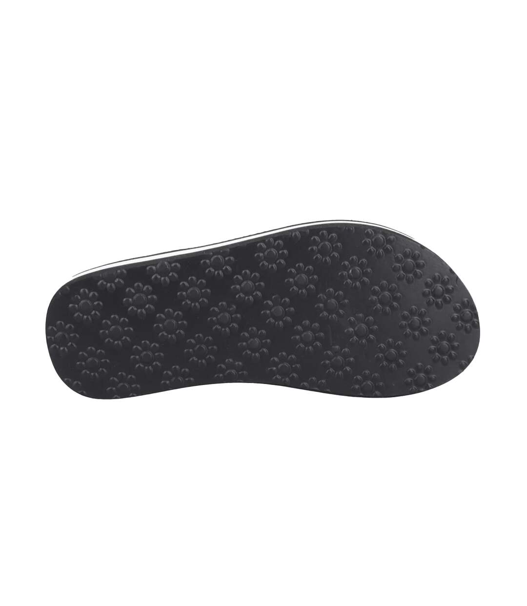 Womens/ladies Monica Nylon Flip Flops Black Off White Rocket Dog-3