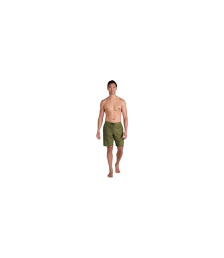Mens Ocean Tropical Board Shorts Dark Khaki Mountain Warehouse