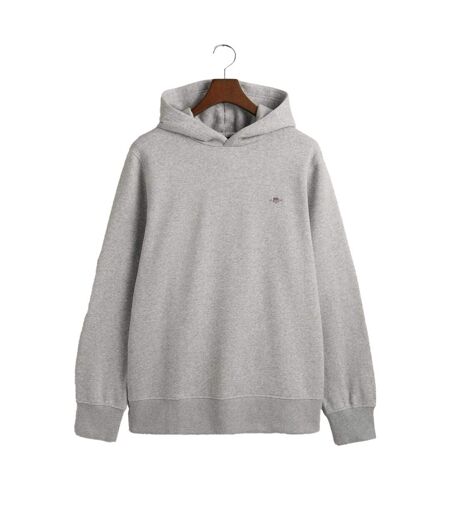 Sweat À Capuche Archive Shield Homme Gris Gant