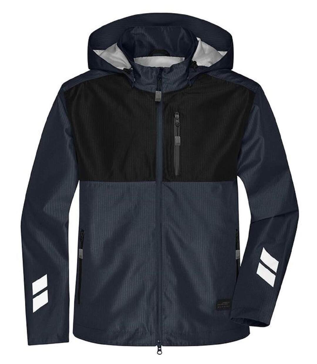 Veste de travail Hardshell - Unisexe - JN1814 - carbone et noir