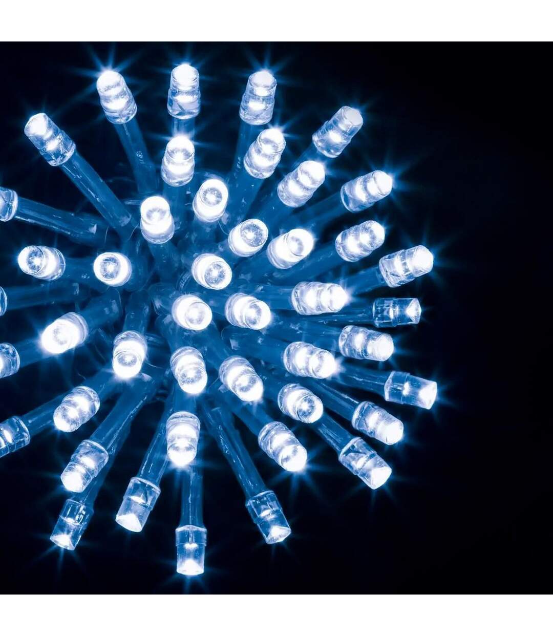 Guirlande de Noël Lumineuse Timer 30m Bleu-2