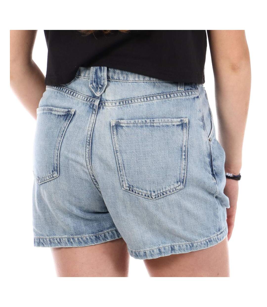Short bleu femme teddy smith adèle - xs-2