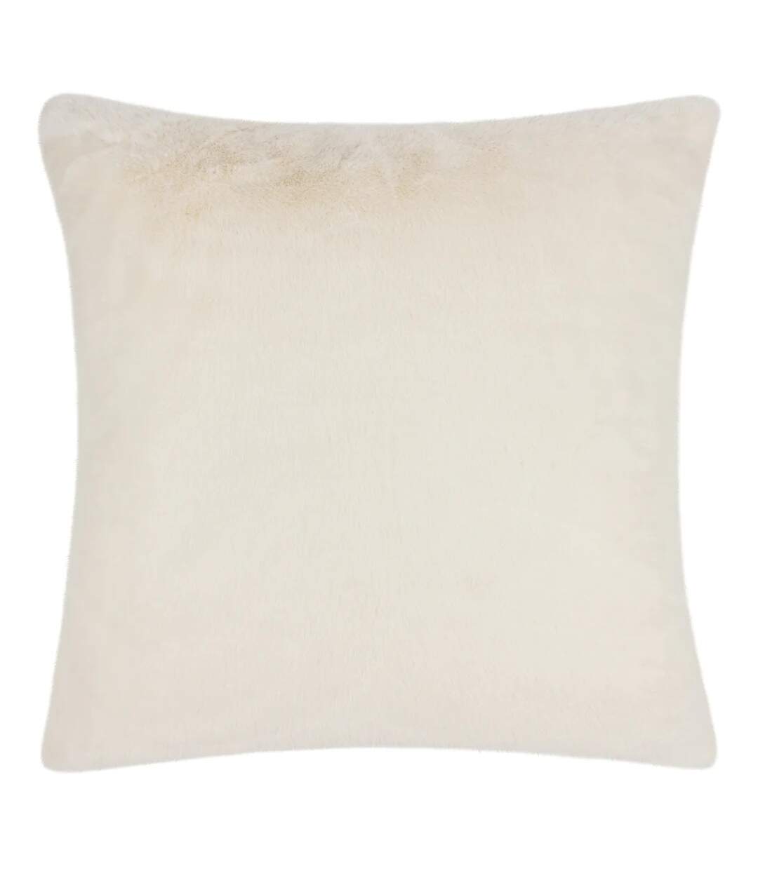 Stanza faux fur cushion cover 55cm x 55cm ecru Paoletti