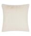 Stanza faux fur cushion cover 55cm x 55cm ecru Paoletti-1