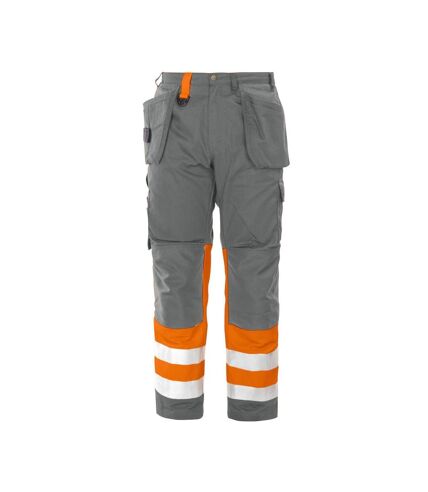 Projob - Pantalon cargo - Homme (Orange / Gris) - UTUB624