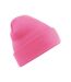 Beechfield Soft Feel Knitted Winter Hat (True Pink) - UTRW210