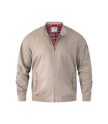 Blouson Harrington D555 Kent Homme Beige Gris Duke