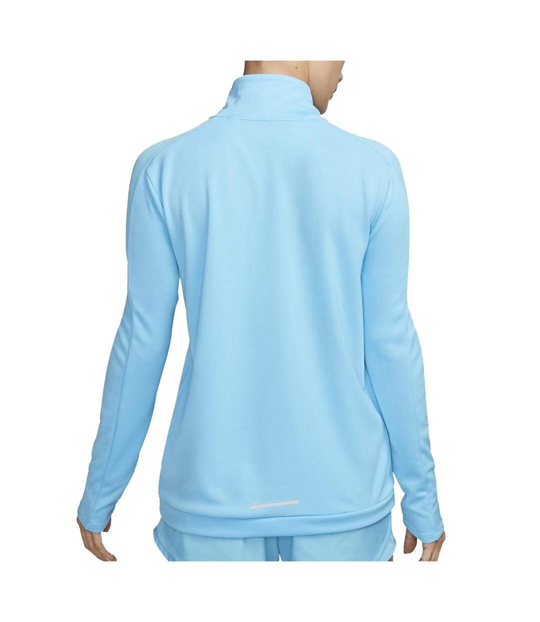 Pull  1/4 de zip Bleu Femme Nike Pacer - L-2