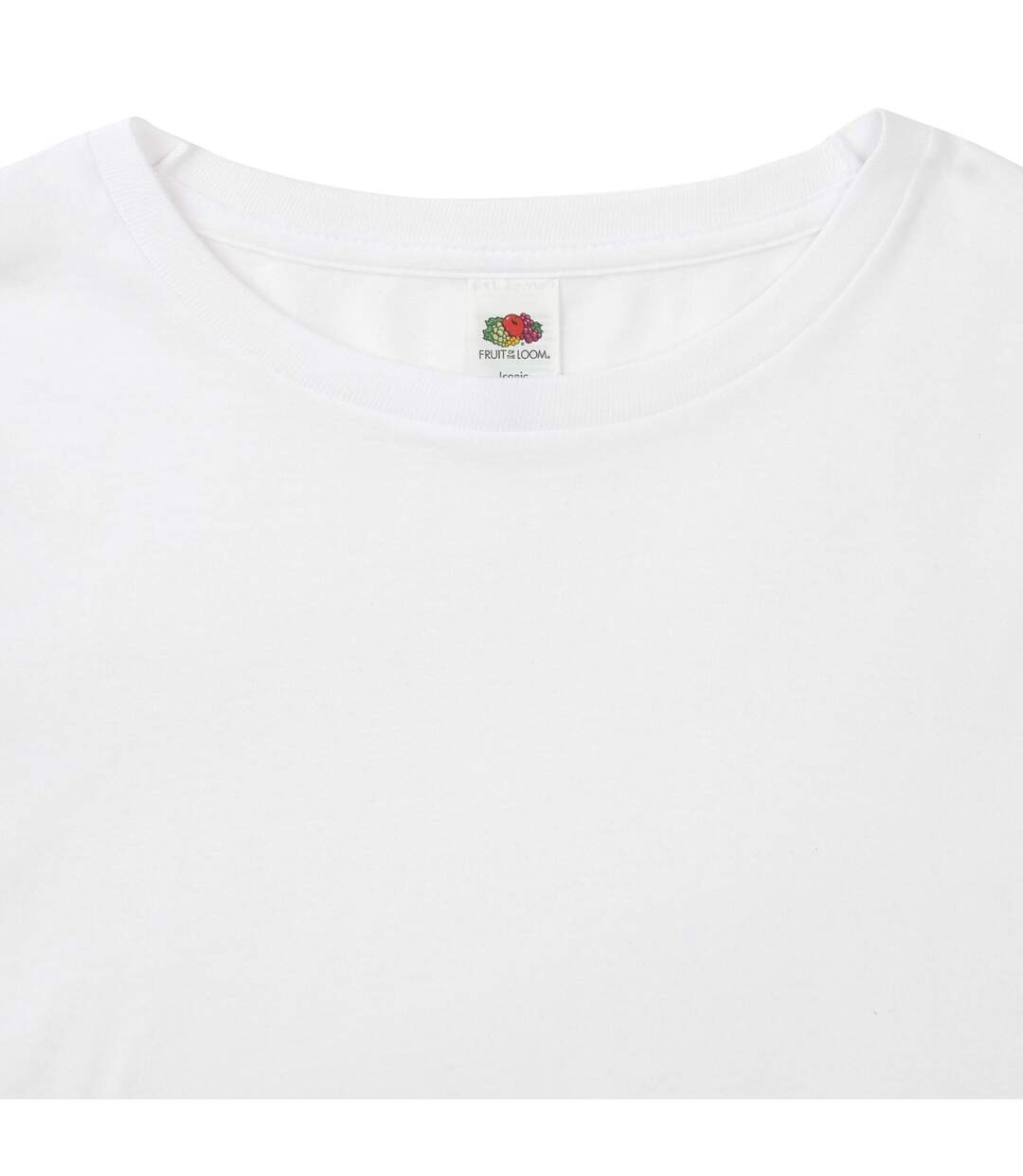 Mens Iconic 150 Long-sleeved T-shirt White Fruit Of The Loom-4