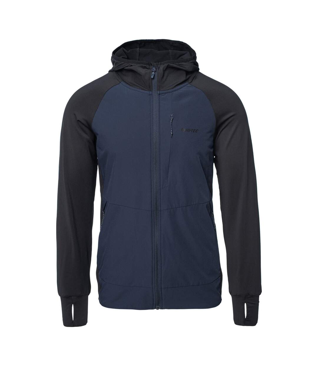 Sweat À Capuche Jorse Homme Bleu Foncé Noir Hi-Tec-2