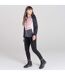 Womens/ladies surmount quilted hooded jacket powder pink/black Dare 2B-3