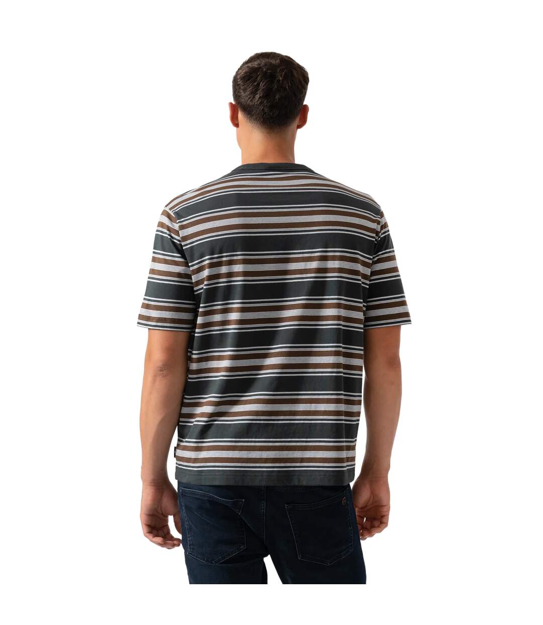 T-shirt Motif/style Rayures Larges Homme Vert Paul Smith-3