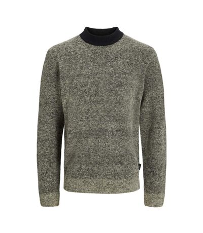 Pull kaki chiné homme jack & jones space - l