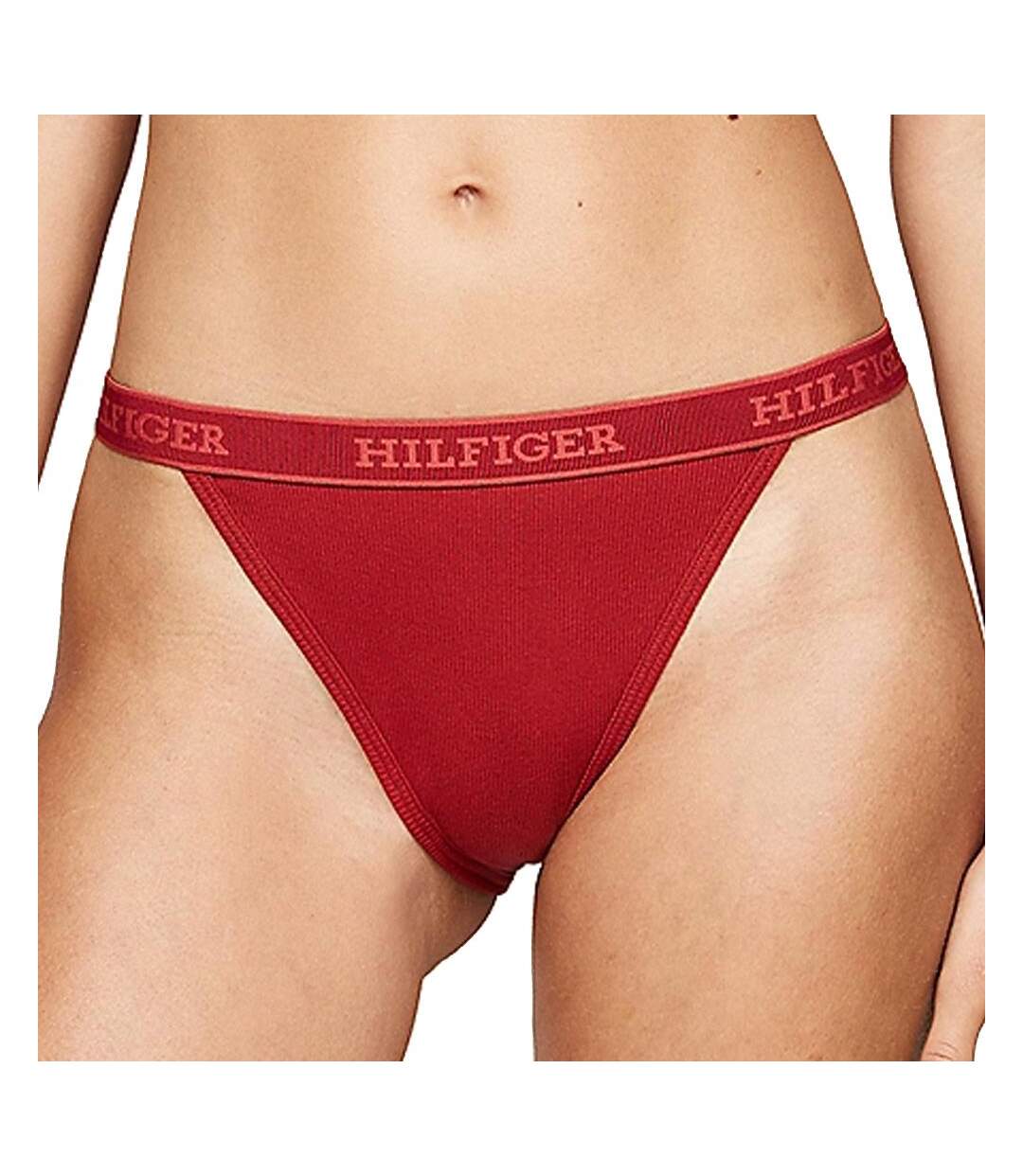 String Rouge Femme Tommy Hilfiger Dark - M