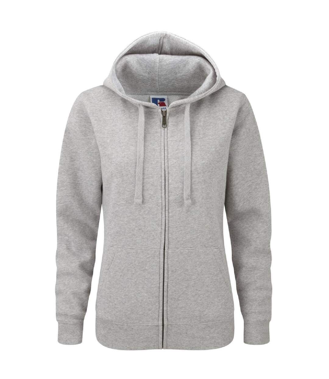 Veste À Capuche Authentic Femme Gris Russell-1
