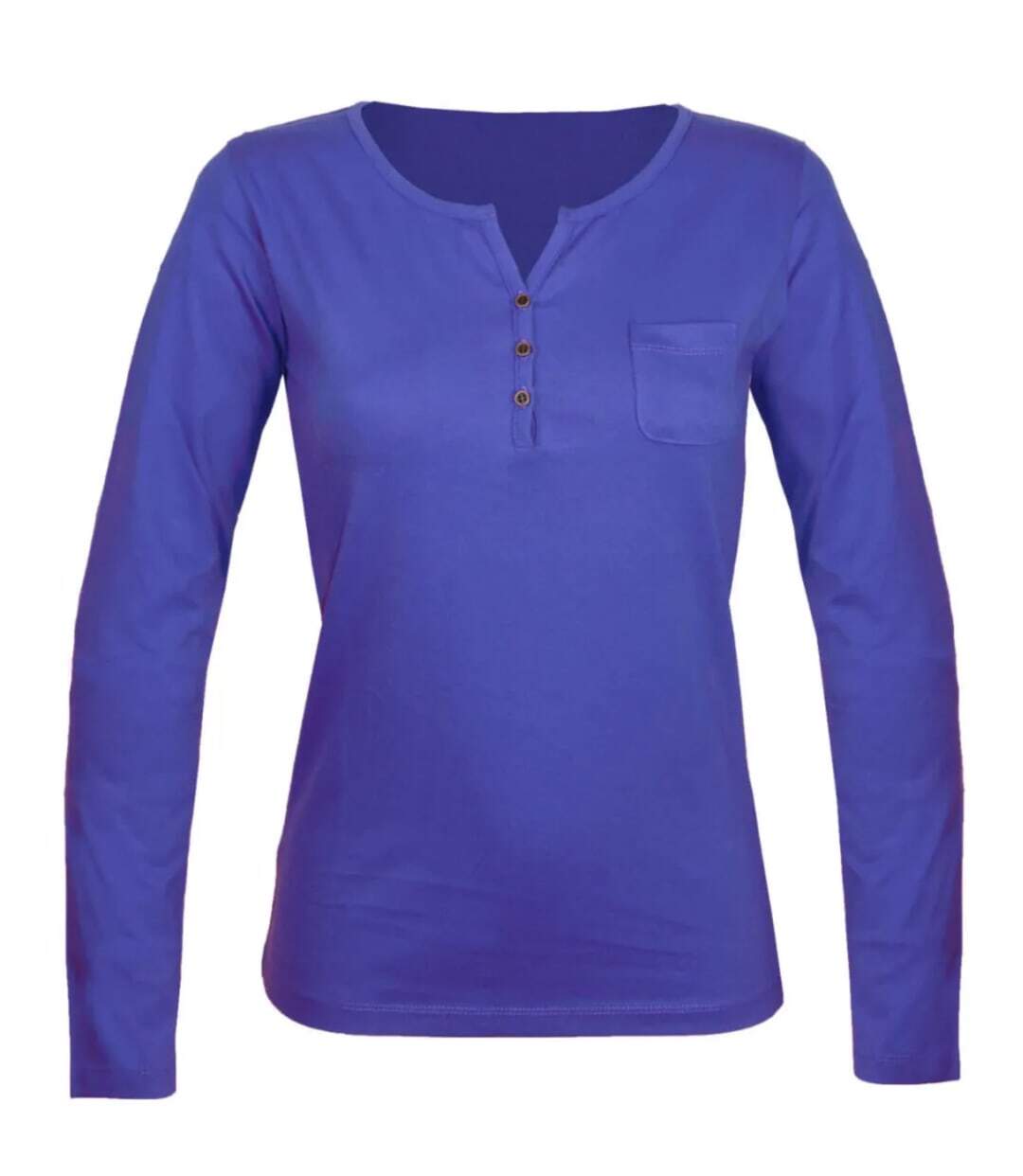 Tee-shirt MAYFLOWER NABAB1 manches longues : l'élégance du col tunisien en coton-5