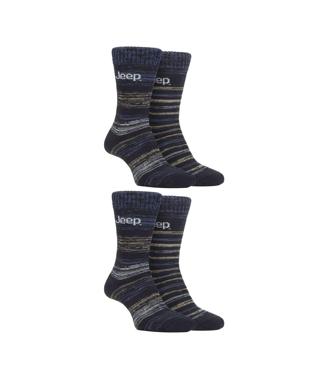 Paquet de 4 chaussettes thermiques chaudes pour hommes pour l'hiver-3