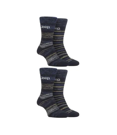 Paquet de 4 chaussettes thermiques chaudes pour hommes pour l'hiver