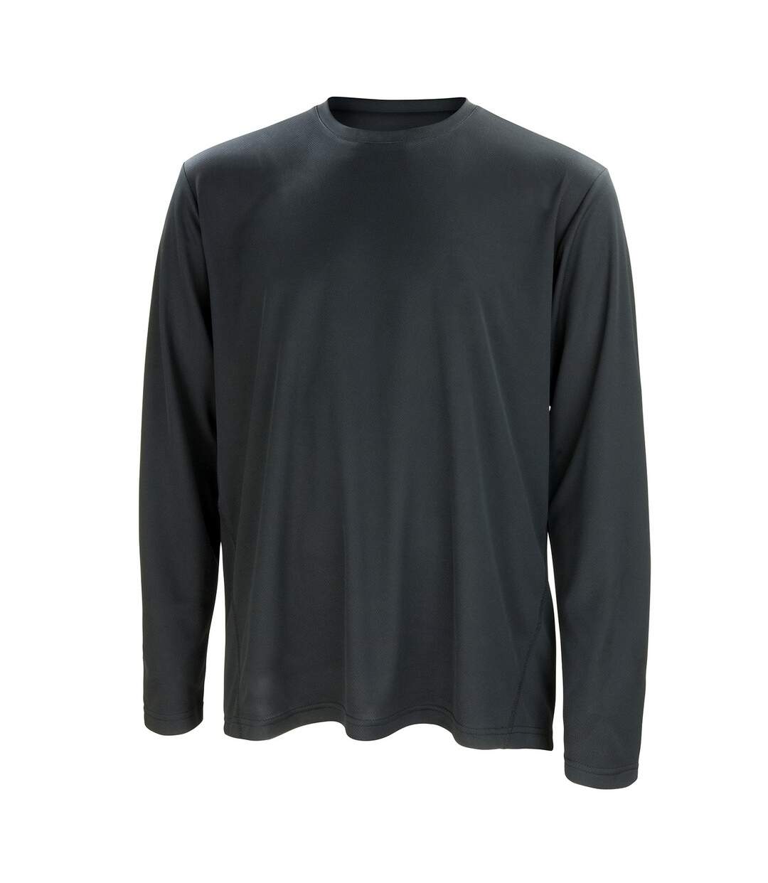 T-shirt Manches Longues Performance Adulte Noir Spiro-1