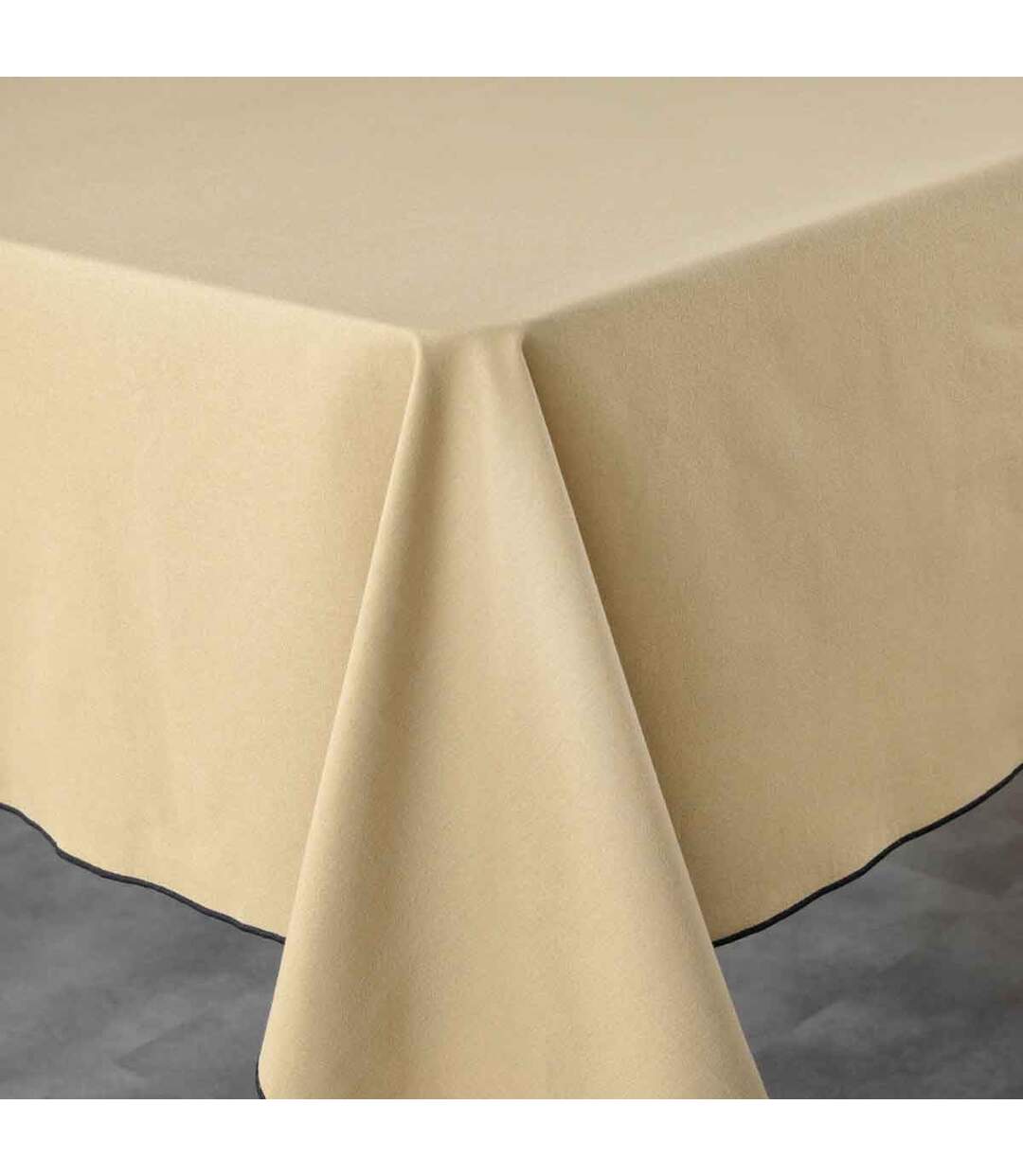 Nappe en Coton Mistraline 140x240cm Beige-2