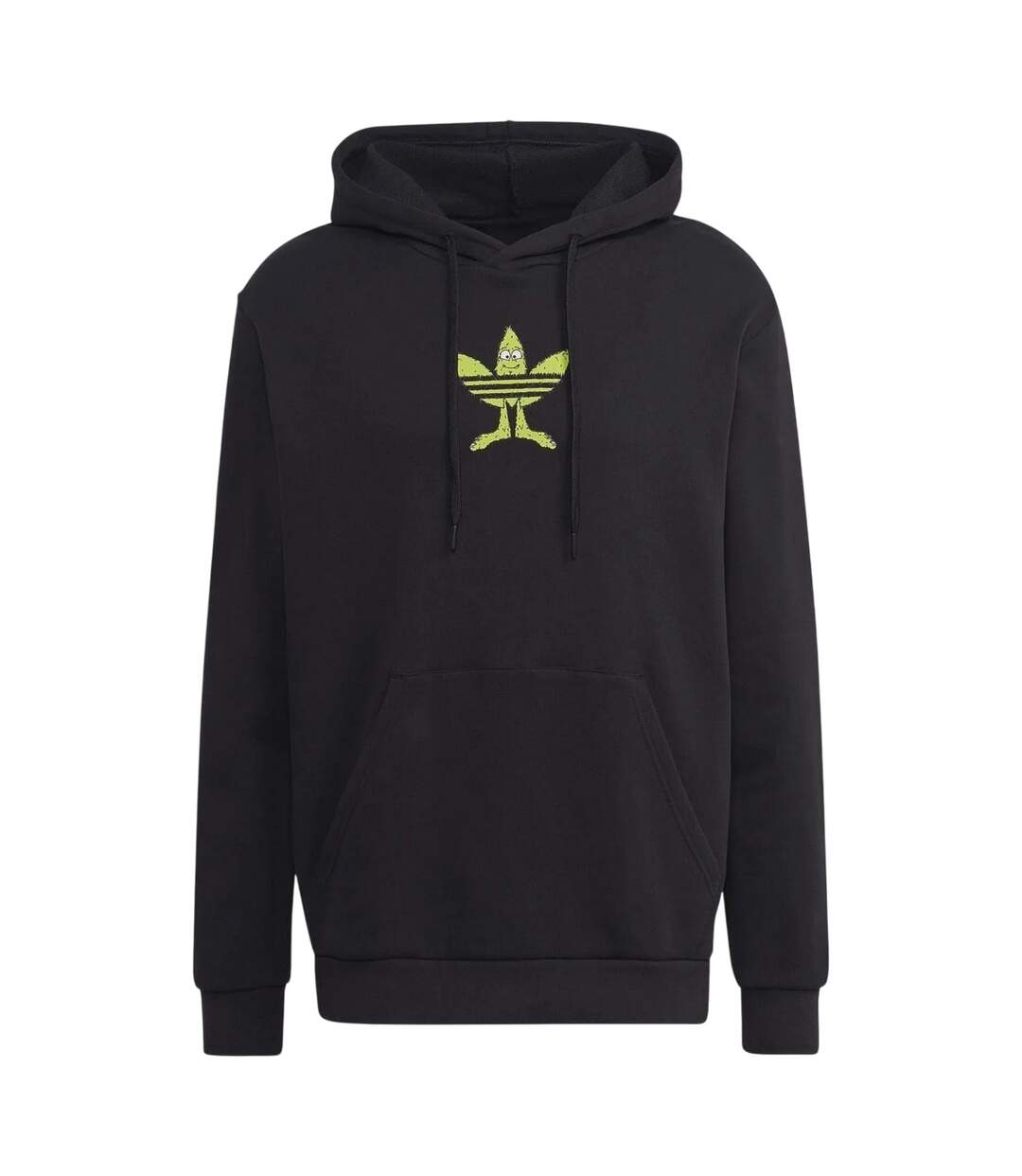 Unisex Adult Originals Graphic Print Long-sleeved Hoodie Black Adidas-2