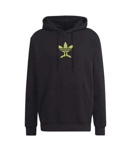Unisex Adult Originals Graphic Print Long-sleeved Hoodie Black Adidas