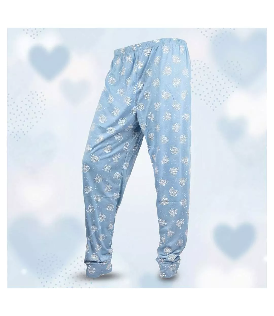 OZABI Ensemble Pyjama Long Femme Haut Manches Longues-5