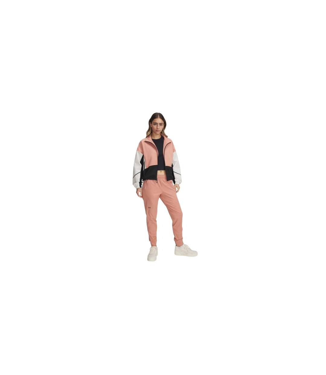 Womens/ladies Unstoppable Performance Tracksuit Bottoms Pink Under Armour-1