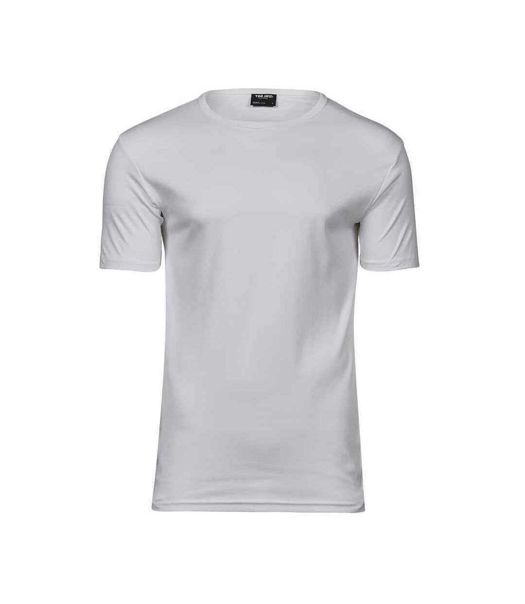 T-shirt Interlock Hommes Blanc Tee Jays-1