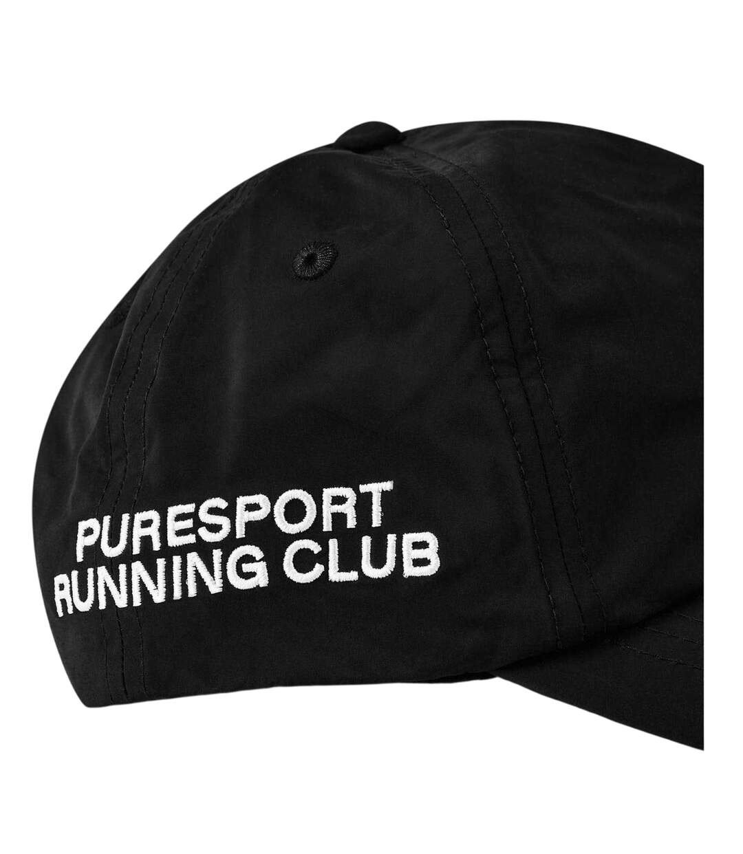 Casquette Ajustable Course À Pied Motif/style Logo Club Noir Puresport-3