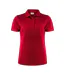 Womens/ladies Smash Polo Shirt Red Printer RED-1