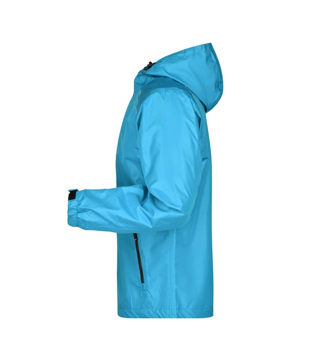 Veste Imperméable Homme Turquoise Vif Gris Foncé James And Nicholson-3