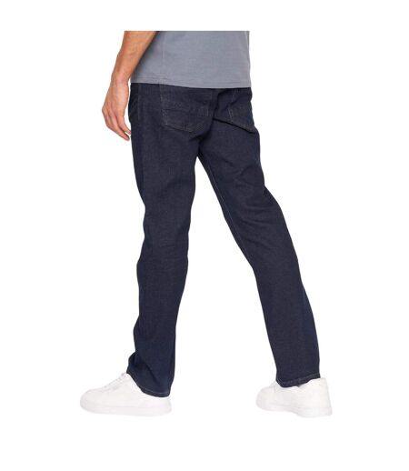Jean Motif/style Couture Brute Homme Bleu Crosshatch