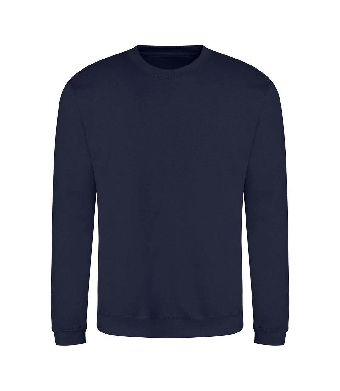Unisex Adult Plain Sweatshirt New French Navy Awdis-1