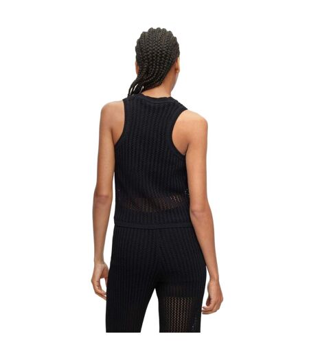 Womens/ladies Slonisa Top Black Hugo