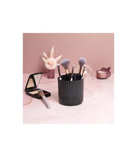 Lot de 6 Pinceaux Maquillage Rotatif 24cm Noir