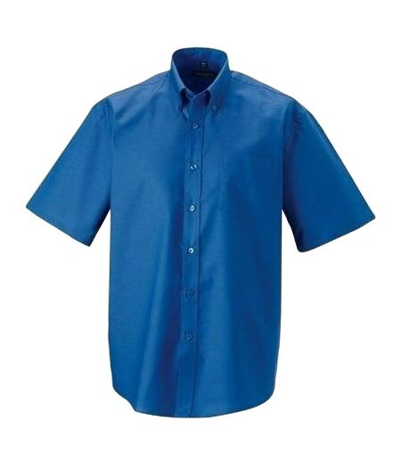 Chemise manches courtes homme bleu Russell Russell