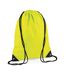 Premium Drawstring Bag One Size Fluorescent Yellow Bagbase-1