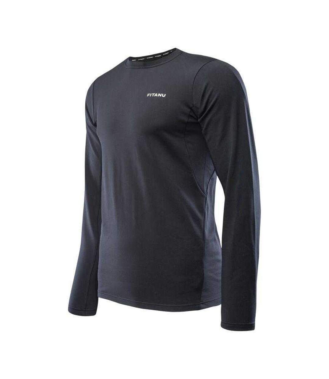 Sweat Motif/style Imprimé Au Dos Samdu Homme Noir Fitanu-3