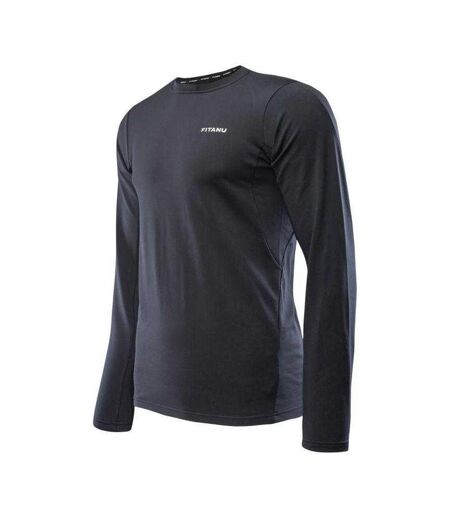 Sweat Motif/style Imprimé Au Dos Samdu Homme Noir Fitanu