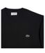 Mens Embroidered Logo T-shirt Black Lacoste-3