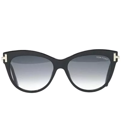 Womens/ladies Kira Butterfly Sunglasses One Size Black Tom Ford