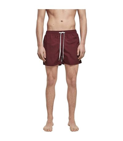 Build Your Brand Mens Swim Shorts (Cherry Red)