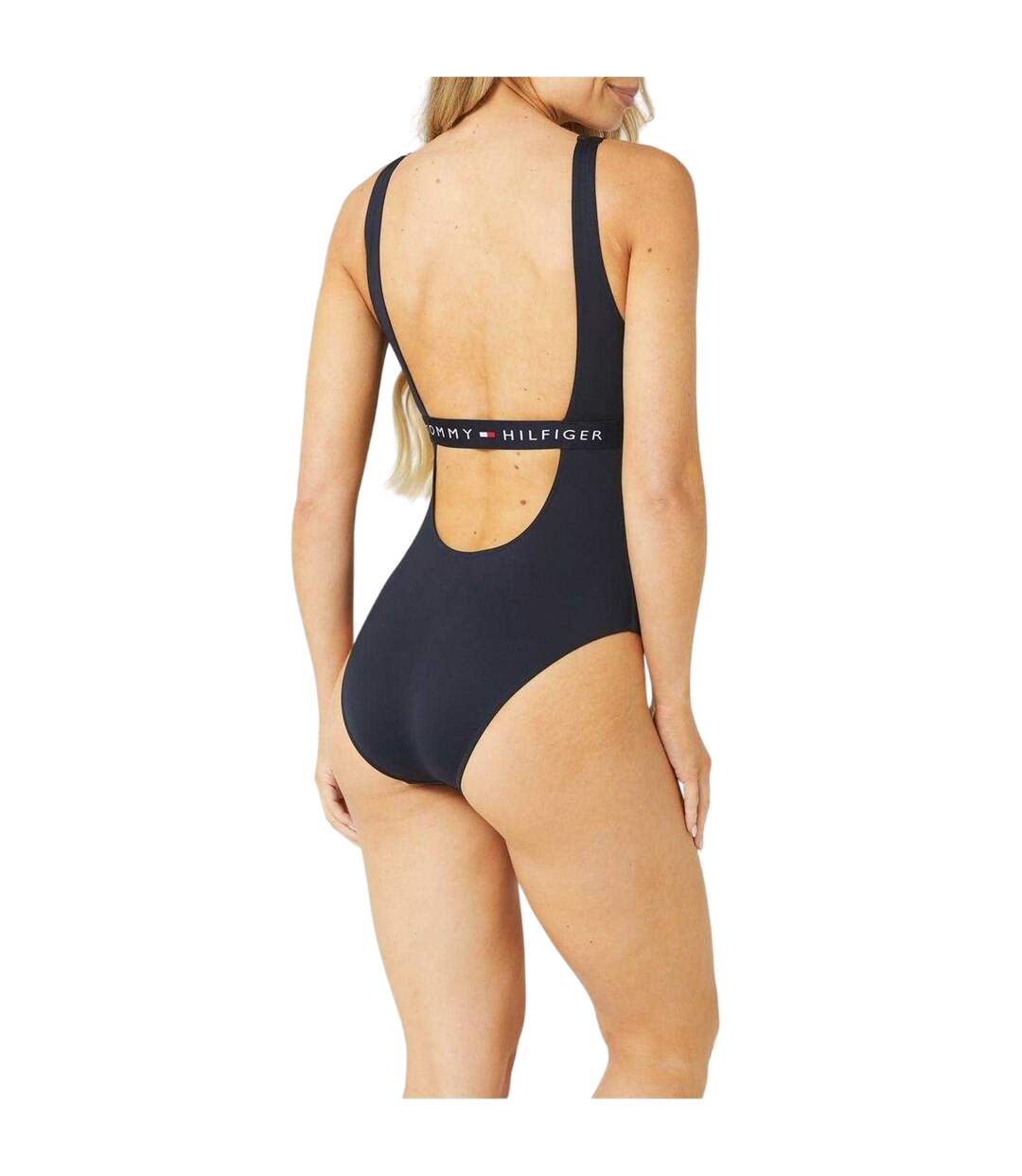 Maillot De Bain 1 Pièce Femme Rose Foncé Violet Tommy Hilfiger-4